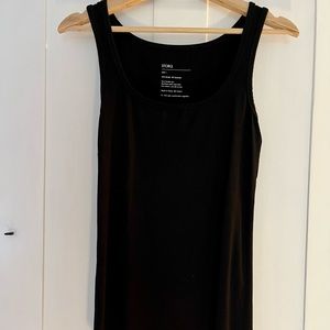 Storq Daily Tank. Color Black. Size XS.